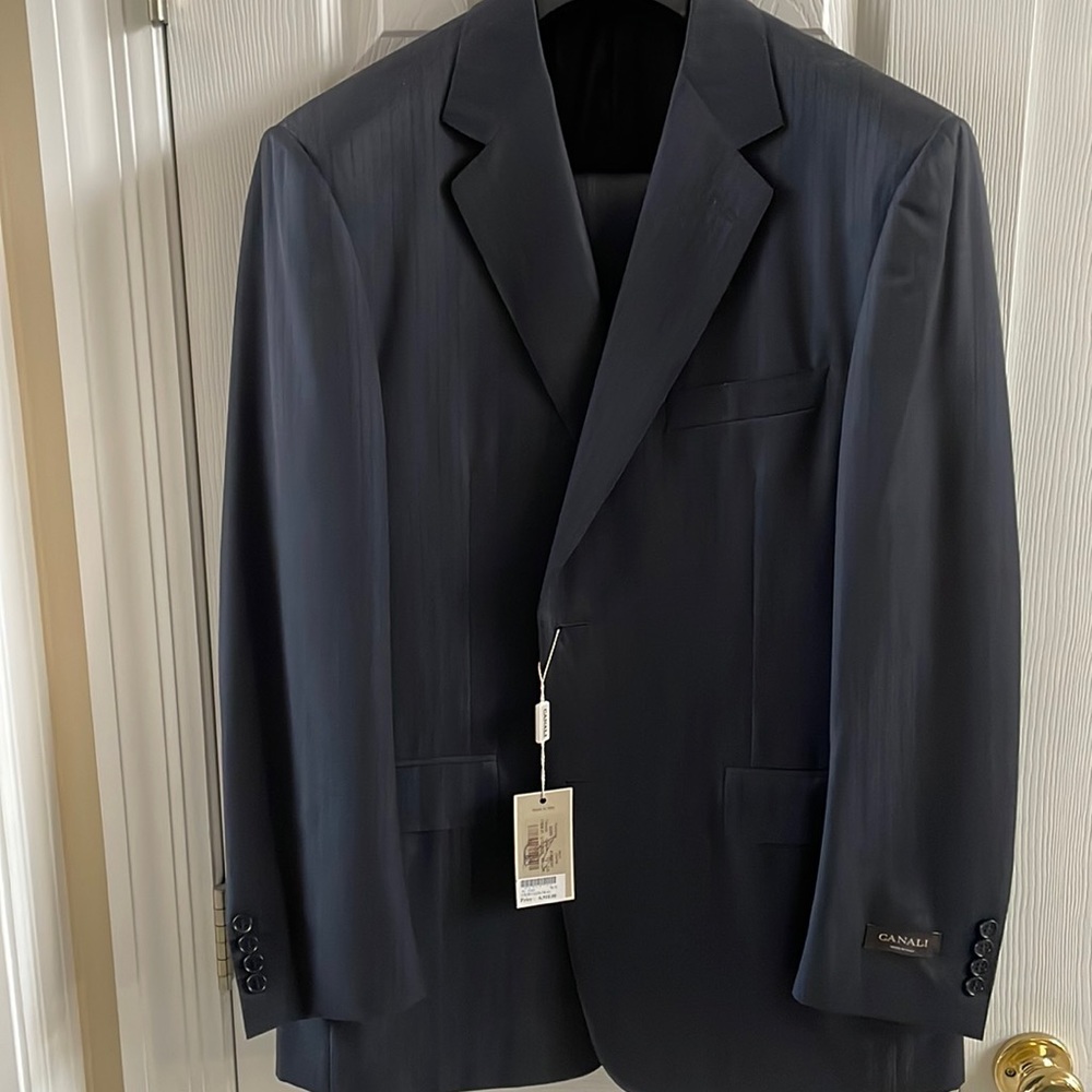 Men’s formal suit made in Italy by Canali